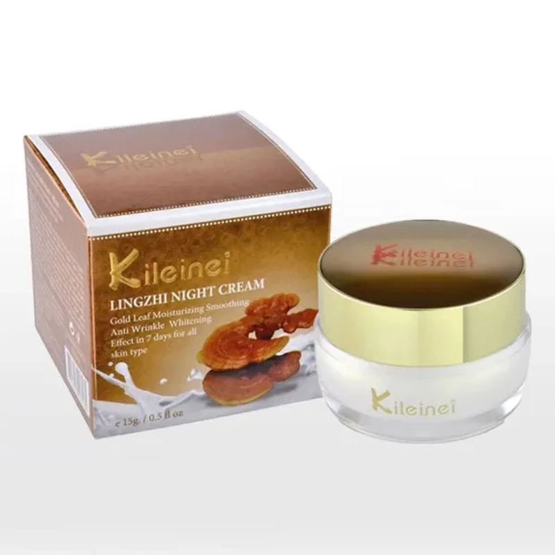 Kileinei®   Linh chi Kem đêm Lá vàng Dưỡng ẩm Làm mịn Chống nhăn Làm trắng Hiệu quả trong 7 ngày cho mọi loại da