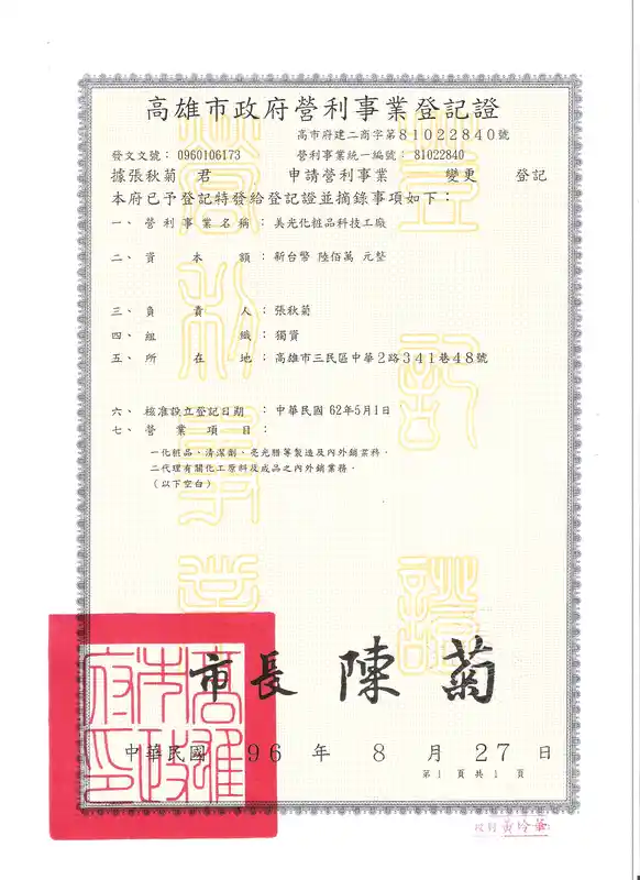 Business Operation License