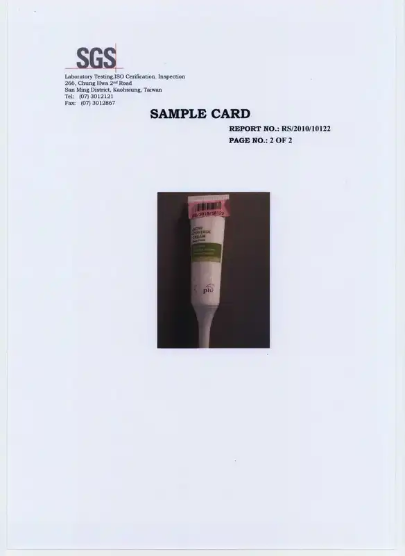 Anti-Acne Cream Report 2